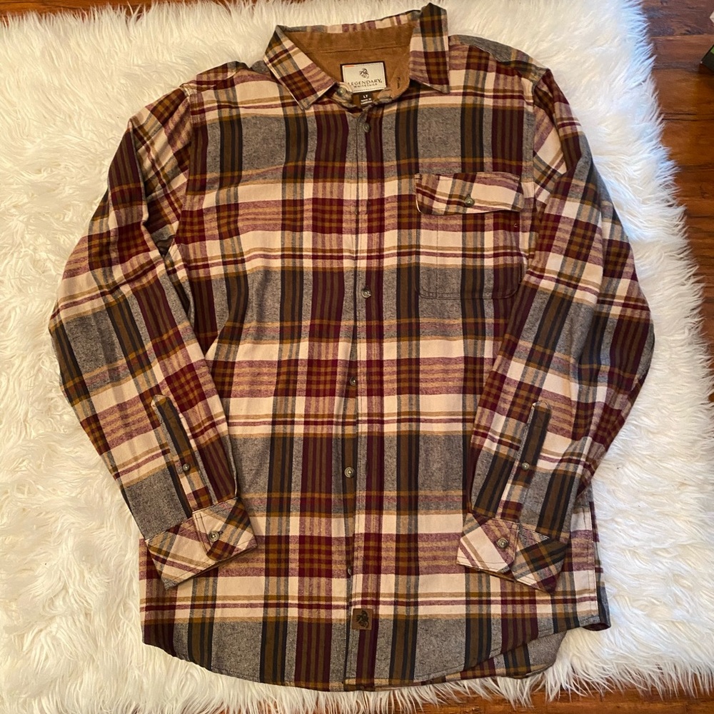 Legendary Whitetails Men's Buck Camp Flannel Shirt